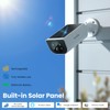wansview 2.4Ghz WiFi Home Security Cameras Continuous Solar Power -