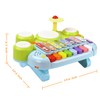 Baby Musical Toys 3 in 1 Piano Keyboard Xylophone Drum