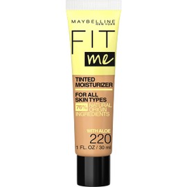 Maybelline Fit Me Tinted Moisturizer, Natural Coverage, Face Makeup, 220, 1 Count