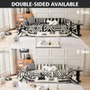 Disayu Boho Couch Cover for 2 Cushion Couch Reversible Chenille