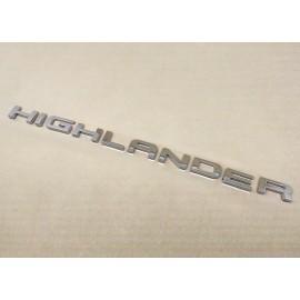 Toyota OEM Silver Rear HIGHLANDER Letter Emblem Badge Fit 2020-2022 Toyota Highlander