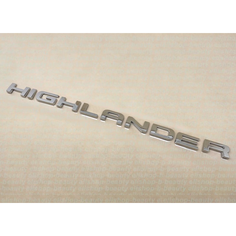 Toyota OEM Silver Rear HIGHLANDER Letter Emblem Badge Fit 2020-2022