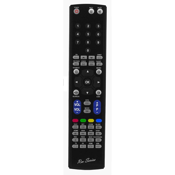 RM-Series Replacement Remote Control for Sarason WATERPROOF-TV-3D