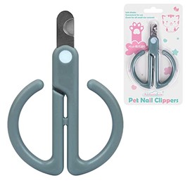 Aimondow Cat Nail Clippers, Cat Claw Trimmer for Pet Grooming Tool, Easy Cutting Cat Claw Clippers, Dog Nail Clippers, Angled Blade Sharp Claw Scissors for Small Animals Rabbit Puppy Kitten