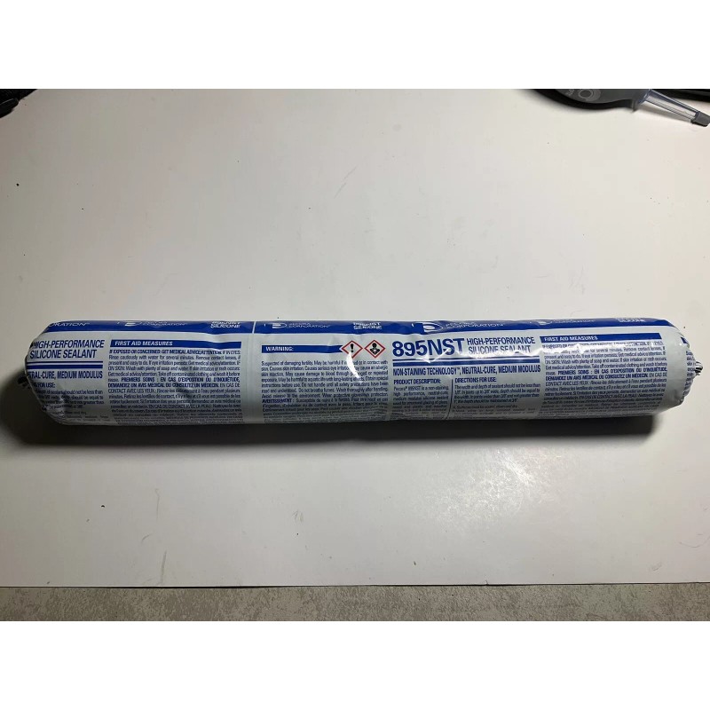 Pecora 895NST High Performance Silicone Sealant sausages 20 ounces.