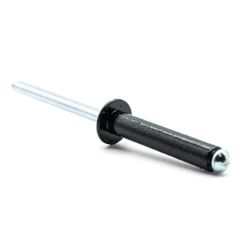 Hippo Hardware (3.2mm X 20mm) Black Pop Rivet Aluminium Body