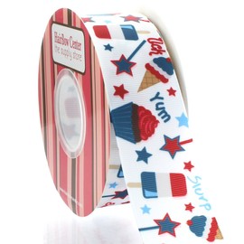 1.5" 4th of July Treats Grosgrain Ribbon 25yd