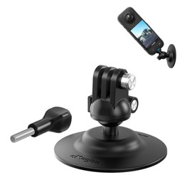 XBERSTAR Camera Mount Stand Base for Insta360 x2/x3x/4/ACE/ACE Pro/GO3/GO3S,for DJI Osmo Action 3/4 Stand Base Flexible Ball Head Base Action Camera Accessories (Three-Claw Interface)