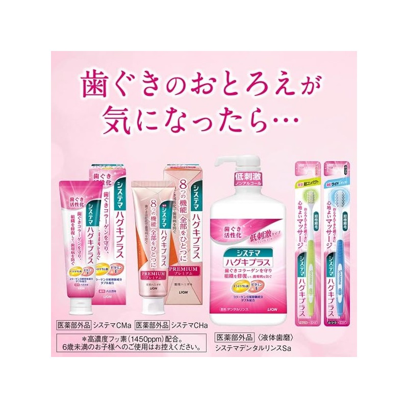 Systema Hug Plus Whitening Toothpaste, Medicinal Prevention, 3.5 oz (95