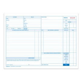Garage Service Repair Order Invoice Book is Designed for Detailing All Vehicle Service Jobs with Clarity and Precision. A4 210 x 297mm, 3-Part Triplicate, 50 Sets (Re-Order Code 69943)