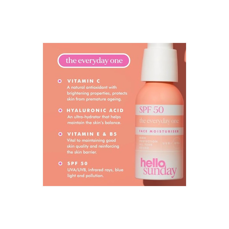 Hello Sunday The Everyday One Face Moisturiser 50ml | SPF