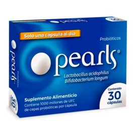 Suplemento Alimenticio Pearls Acidophilus 30 Cápsulas                                                                                                 