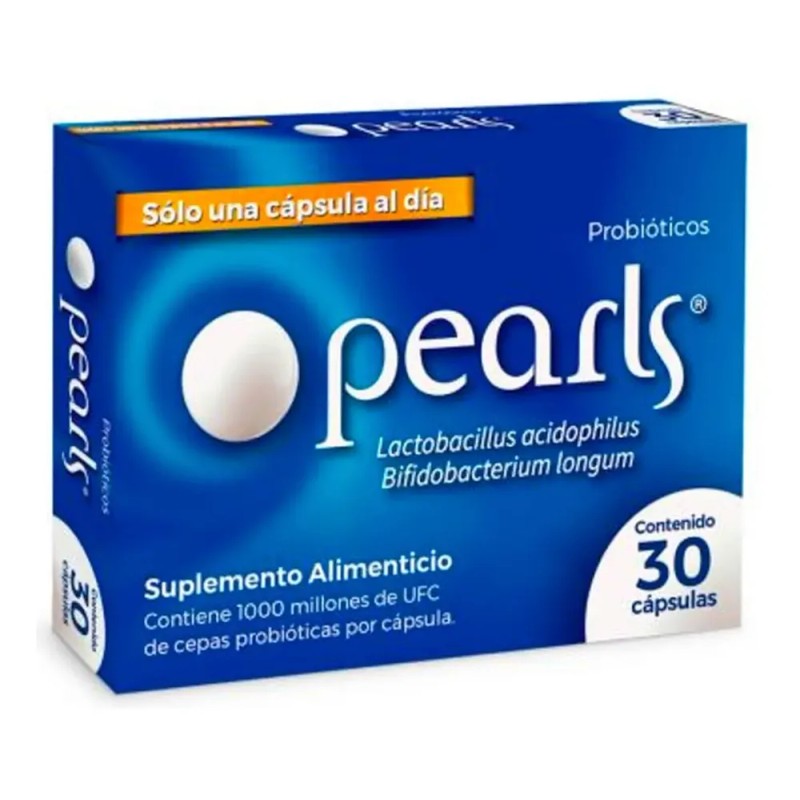 Suplemento Alimenticio Pearls Acidophilus 30 Cápsulas