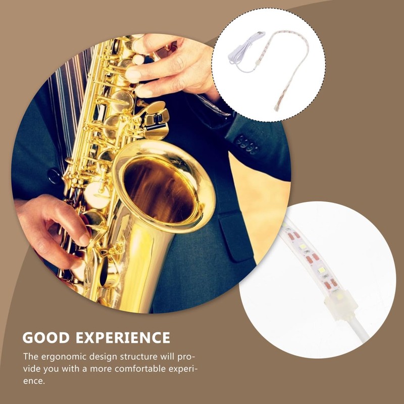 GOOHOCHY Saxophone Usb Leak Light Tool for Wind Instrument Repair