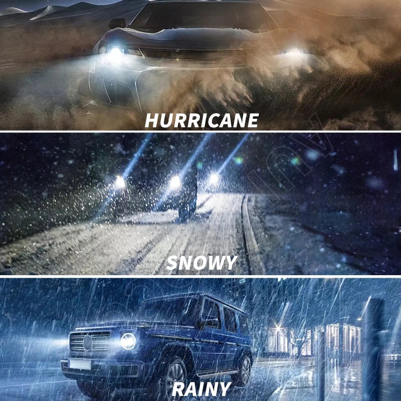 AUIMSOCO For Pontiac Montana Passenger Van 4-Door 00-05 LED Headlight