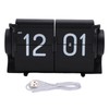 Bewinner Modern USB Flip Desk Clock with Alarm, Timer, Calendar