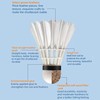 ShuttlePro T20 Badminton Shuttlecocks, 12 Pack, Goose Feather, Professional Training,