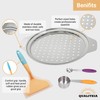 Spaetzle Maker Lid - Set with Silicone Spatula and 2
