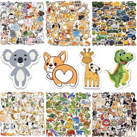 314 Pcs Waterproof Stickers MEGA PACK Vinyl Decals for Kids Teens Adults, for Water Bottle Laptop Skateboard and Much More (314 Pcs Mega Set)