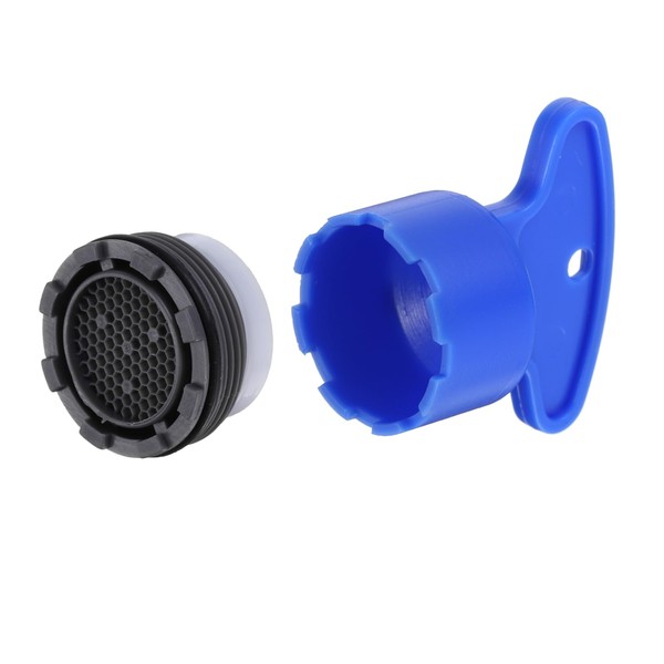 uxcell M21.5 Faucet Cache Aerators with Faucet Aerator Key Removal