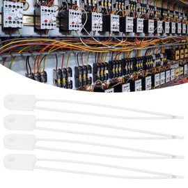 Thermal Fuse, 4 Pieces, Ceramic Circuit Temperature Protection Fuse, Circuit Temperature Limiter Shutdown Fuse, 125℃ Maximum Overtemperature Protection Fuse for Electrical Appliances and Equipment