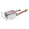 14.8V 4S 1600mAh 75C XT60 Plug RC Car Boat LiPO