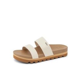 Reef Girls Kids Vista Hi Slide Sandal, Vintage, 1 Big