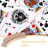 Bocguy 3-Tier Wooden Playing Card Holder, Children's Card Holder, Soft
