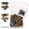 20 Pieces Jewelry Box Hinges and Latches - Thickened Solid