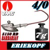 Pilkmaxx VMC Barbarian 5150 RD Jig Head Hook 4/0 7g