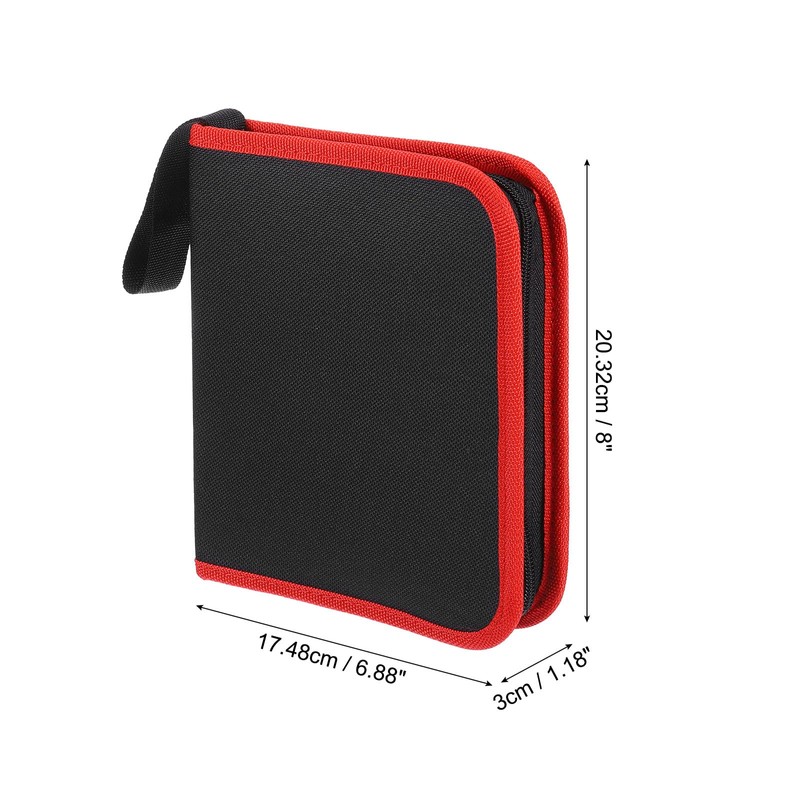 sourcing map Handheld Tool Case 8" x 6.88" x 1.18"