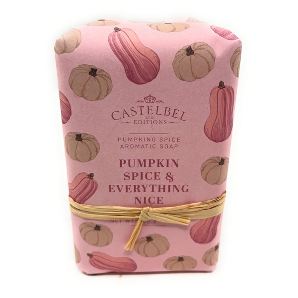 Castelbel Pumpkin Spice & Everything Nice Luxury Fragranced Soap, 10.5