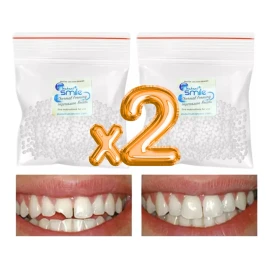 Perlas Adhesivas Moldea Dientes Sonrisa Perfecta Pack