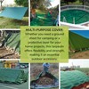 MYPURECORE Green Tarpaulin – Heavy Duty, Waterproof Cover Plastic Sheet