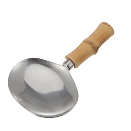 PRETYZOOM 1pc Spoon Rice Scooper Rice Ladle Stainless Steel Cooking Utensils Rice Serving Ladle Rice Serving Scoop Stainless Steel Cookware Large Ladle Bamboo Household Wooden Handle