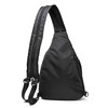 Cali Crusher Sling - 100% Smell Proof/Convertible Shoulder Pack (Black/Blue)