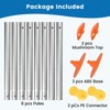 Tuszom 2 PK Boat Cover Support Pole with Anti-UV PE
