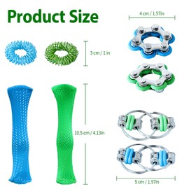 BRITIVIVE Anti-Stress Toy 16-Piece Fidget Toys Set, Fidget Set, ADHD Toy, ADHD Toys for Children and Adults for Easier Wearing Pressure