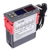 Digital Temperature Controller with Adjustable Heating Cooling Thermostat and Sensor