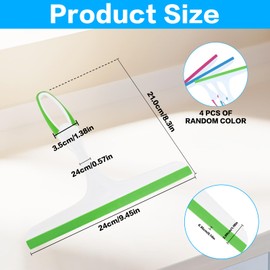Squeegee for Glass Doors, 3pcs Bathroom Squeegee for Cleaner, Window Cleaning Squeegee Door,Small for Shower Glass-Plastics
