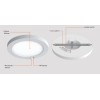 Votatec 6.5" PIR Slim Flush Mount, 3CCT, 12 W
