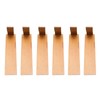 6pcs Door Stopper Wedge Polished Glossy Compact Wooden Firefighter Door