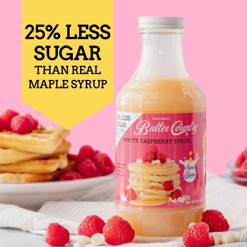 Butter Country Rich and Creamy Buttermilk Syrup | White Raspberry