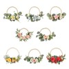 Artificial Garland Wood Pearl Decorative Flower Wreath Tea Garland Home