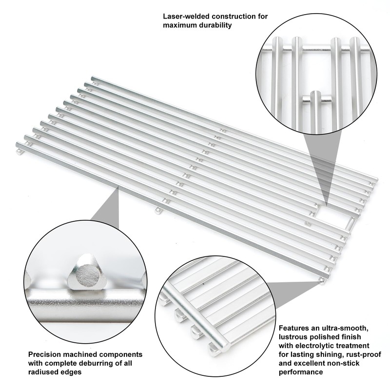 J&HYBBQ Blaze Grill Grates Replacement 1pcs Set, 18" x7-3/8 304