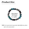 To My Man Bracelet Mens Beaded Bracelets Obsidian Bracelet Inspirational