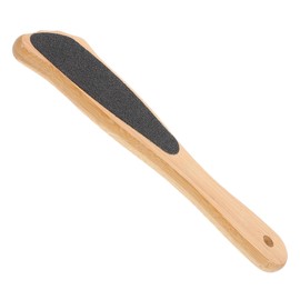 Mikinona Dual-sided Foot Scraper Wood Handle Foot Sander for Rough Skin Removal Pedicure Tool for Cracked Heels Heel Care Kit