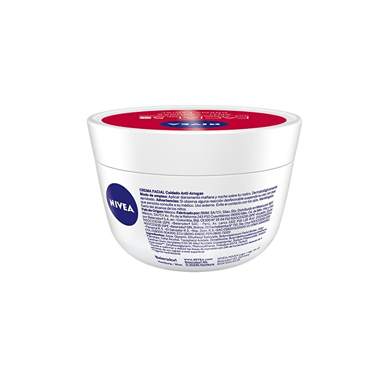 Nivea Crema Facial Hidratante Antiedad Cuidado Anti Arrugas 200 Reafirmante