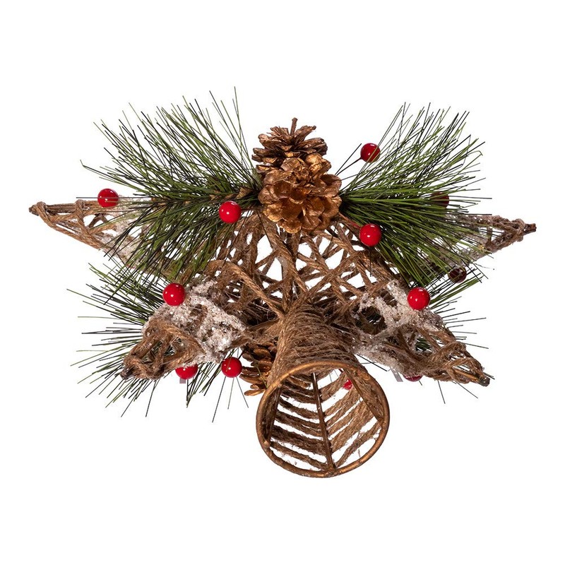Kurt S. Adler Kurt Adler 11-Inch Natural Star with Pinecones