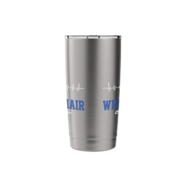 Heartbeat Wheelchair Basketball Player | Parasports Stainless Steel Insulated Tumbler